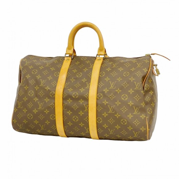 LOUIS VUITTON Brown Monogram Boston Bag - Picture 1 of 11